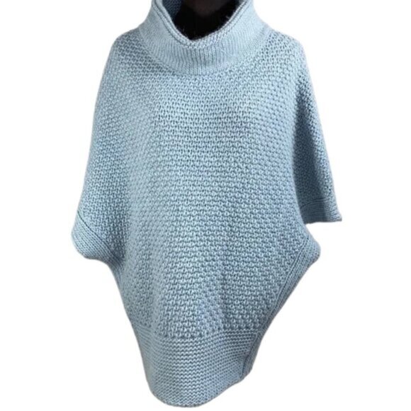Anthropologie - Elsamanda Chunky Knit Blue Sweater M - Picture 1 of 3